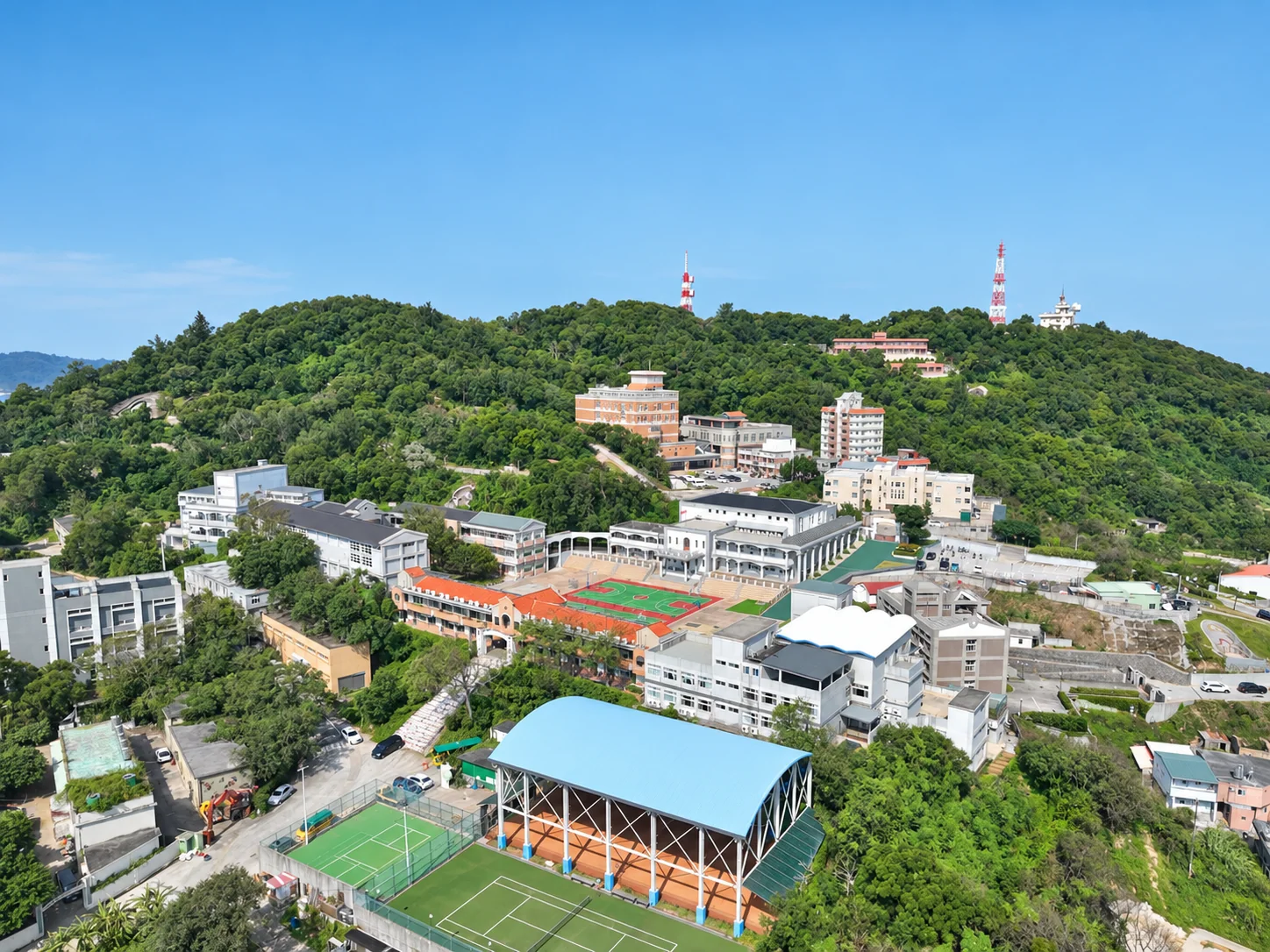 介壽國中小行政大樓新建｜空間影像