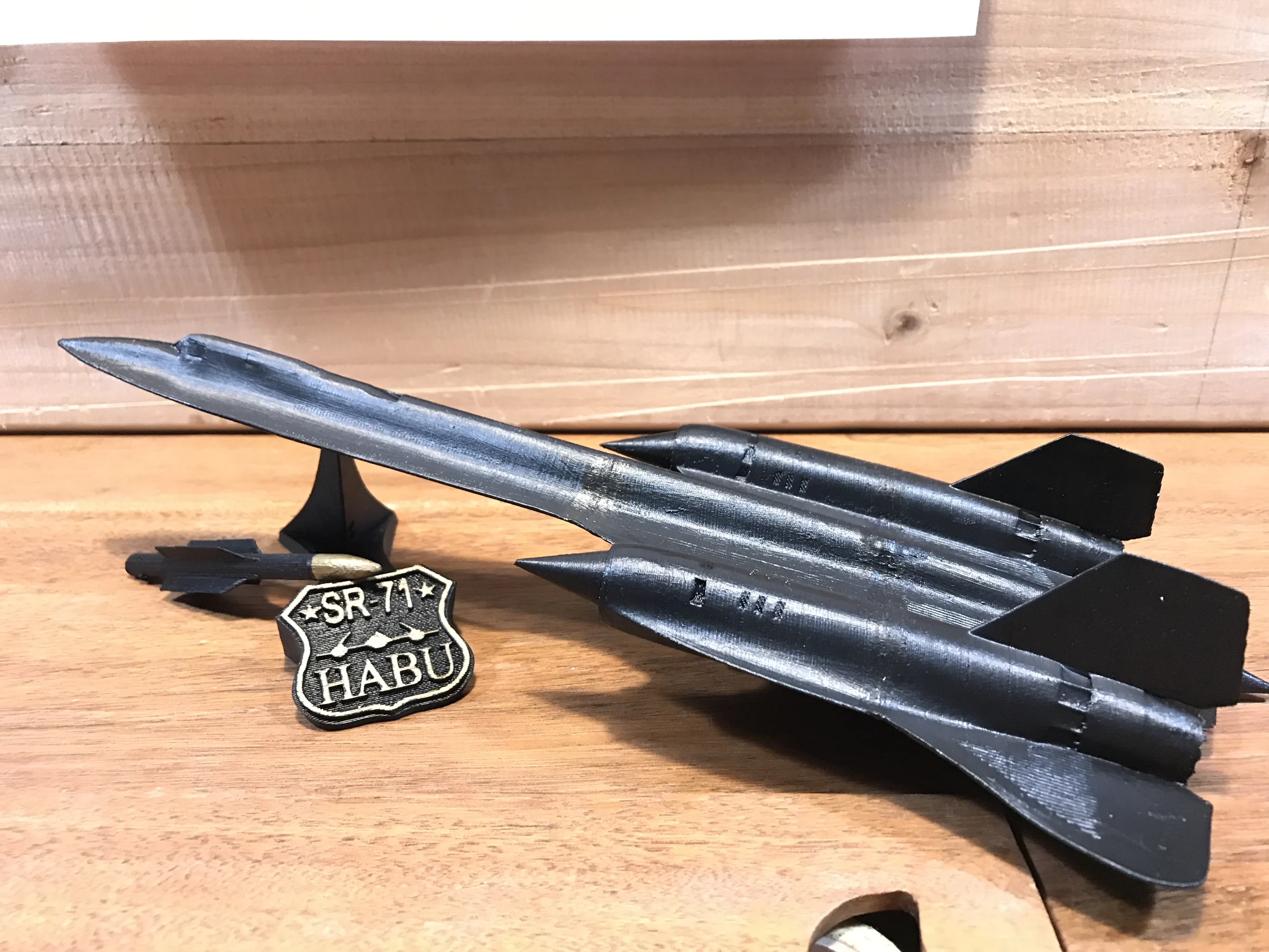 SR-71｜1.75 PLA、ATOM 2.5EX、壓克力漆｜手作紀錄