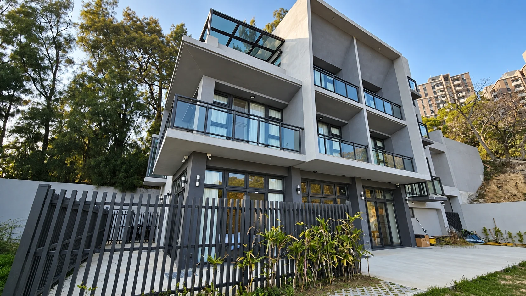 入口側建築外觀｜空間影像