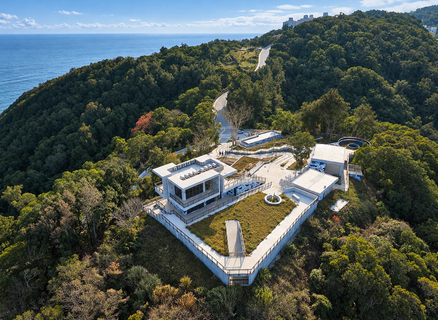海岸山脊空拍｜空間影像