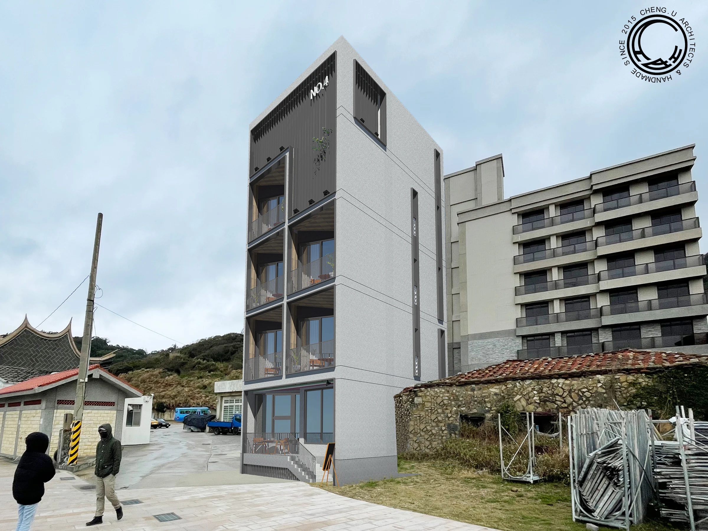 珠螺段住宅民宿新建｜設計模擬